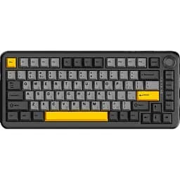 Клавіатура Ajazz AK820 MAX Magnetic Switch Black/Gray/Yellow RGB (AK820MAX-WM-BGY) [142201]