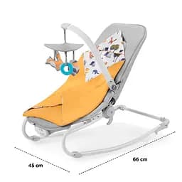 Шезлонг-качалка Kinderkraft Felio 2 Forest Yellow (5902533921102) - мініатюра 14
