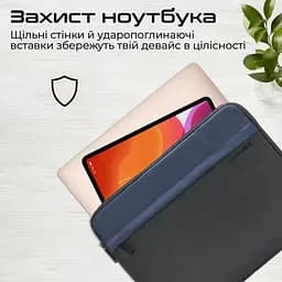Чохол до ноутбука Promate 13" Limber-SB Black (limber-sb.black) - мініатюра 3