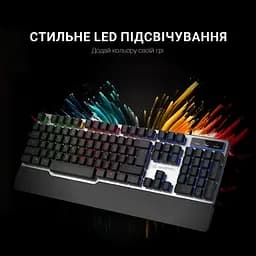 Клавіатура GamePro GK599 Stinger RGB USB Silver (GK599) - мініатюра 10