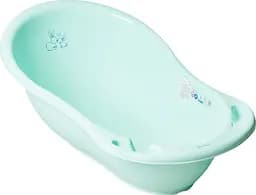 Ванночка Tega Зайчики, со сливом, 86 см, мятный (KR-004-105)