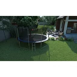 Батут Hop-Sport 16ft (488см) чорно-синій з внутрішньою сіткою - мініатюра 3