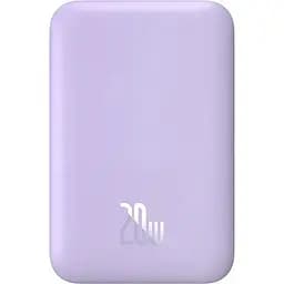 Портативный аккумулятор Baseus Magnetic Mini Air Wireless 20W 6000mAh purple (P10059002513-00)