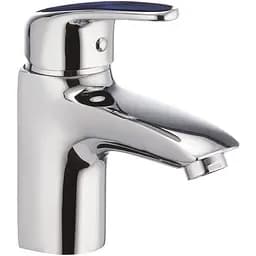 Змішувач для умивальника CRON MAGIC 001 синя ручка (CR0104)