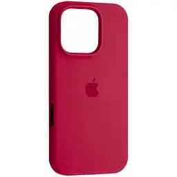 Чехол Silicone Case для Apple iPhone 16 Pro Rose Red AA [115016]