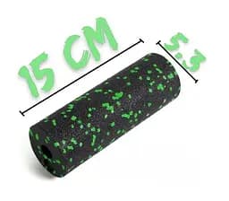 Набір для масажу та йоги PowerPlay PP_4093 EPP (3 м'ячики + валик масажер 15*5,3 см) Green + гумка 5,5 кг (PP_4093_Green) - мініатюра 8