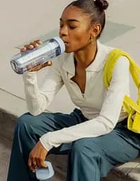 Пляшка-фільтр для води LifeStraw, пляшка-фільтр для води на 650 мл, пляшка-фільтр для води для подорожей, пляшка-фільтр для води для подорожей, пляшка з фільтром для води Темно-сірий - мініатюра 4