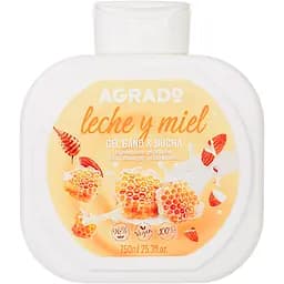 Гель для душу і ванни Agrado Bath&Shower Gel Молоко та мед 750 мл