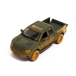 Машинка пікап Ford F-150 SVT Raptor-Supercrew Muddy Kinsmart KT5365WY інерційна, 1:46 Болотяний