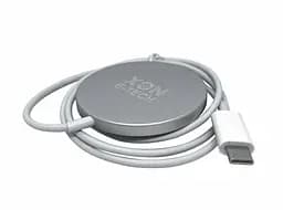Безротовий магнітний зарядний пристрій XON AirCharge MagLink M1 (15W) USB Type-C (AM1CW 5962) Білий - мініатюра 3