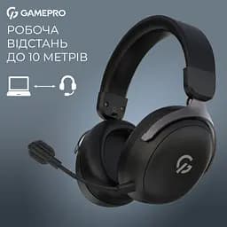Навушники GamePro Asgard Freya Pro Wireless Black (HSW201B) - мініатюра 8