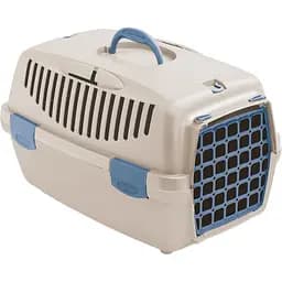 Переноска для тварин Stefanplast Gulliver 1 з пластиковими дверима до 5 кг світло-бежева