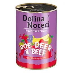 Консерва Dolina Noteci Superfood для собак 400 г (косуля і яловичина)