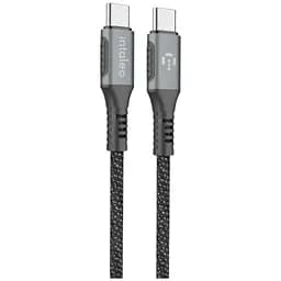 Кабель Intaleo CBGPD60WTT2 Type-C to Type-C 2м 60W Grey