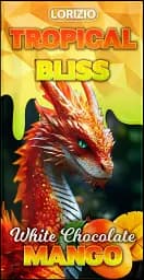 Шоколад Lorizio з манго білий "TROPICAL BLISS MANGO" 100 г