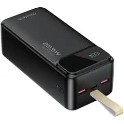 УМБ Choetech 40000mAh, 22,5W PD QC3.0, USB-C In/out, 2xUSB-A Li-pol чорна