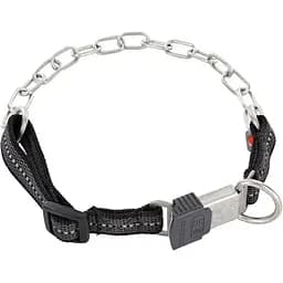 Нашийник з нейлоном для собак Sprenger Adjustable Collar with Assembly Chain середня ланка, нержавіюча сталь 3 мм, 55-60 см