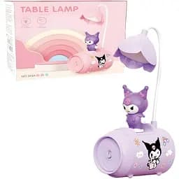 Дитяча настільна лампа Куромі баночка фіолетова (348A)