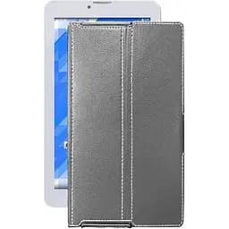 Чохол StatusCASE з екошкіри для планшету Pixus Play V4.0.7 3G Сірий