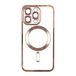 Чохол Metallic Full Camera Magsafe Apple iPhone 14 Pro Max Rose Gold