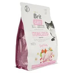Сухий корм для стерилізованих котів з чутливим травленням Brit Care Cat GF Sterilized Sensitive зі свіжим кроликом 2 кг - мініатюра 3