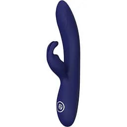 Вибратор-кролик Dreamtoys Blue Evolution Themis 22 см синий