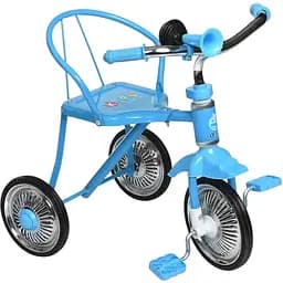 Детский трехколесный велосипед LH-701-2Г Bambi с регулировкой сидения и руля резиновые колеса клаксон