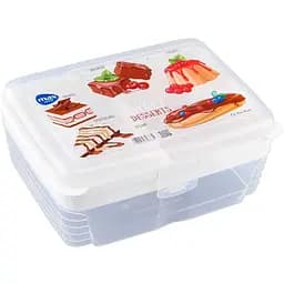 Ланч-бокс Max Plast з приборами 1.1 л в асортименті - мініатюра 3