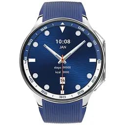 Розумний годинник NO.1 DT WATCH X з можливістю підключити навушники (Сріблястий) - мініатюра 2