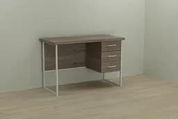 Комп'ютерний стіл Ferrum-decor Гаррі 75x140x60 білий ДСП Дуб Сонома Труфель 32мм (FRD-104067)