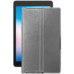 Чехол StatusCASE из экокожи для планшета Alcatel 3T 8 2020 Серый