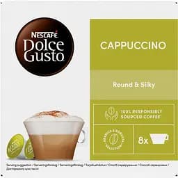 Кава в капсулах NESCAFE Dolce Gusto Cappuccino 16 шт 186.4 г - мініатюра 2