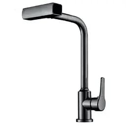 Змішувач для кухні з висувним виливом Champion MOZ-014 4 режими graphite CH6517 Графіт