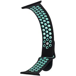 Ремешок Apple Watch Nike Sport 42/44/45/46/49 мм Черный Sky Синий