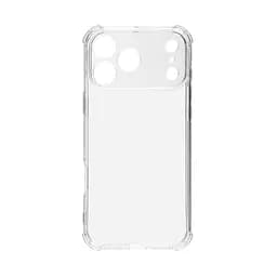 Прозрачный чехол для Apple iPhone 17 Pro Max с защитой камеры и усиленными бортами, тонкий, силиконовый, бесцветный, ударостойкий, противоударный бампер c закрытой камерой, ArmorStandart (ARM86229)