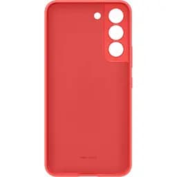 Оригінальний силіконовий чохол Silicone Cover для Samsung Galaxy S22 (S901) EF-PS901TPEGRU Glow Red - мініатюра 9