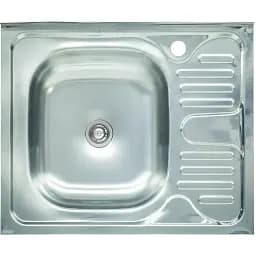 Кухонна мийка Platinum 6050 L з нержавіючої сталі (0.4/120 мм)
