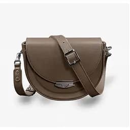 Жіноча шкіряна сумка Kira темно-бежева