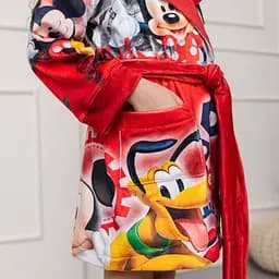 Халат дитячий з плюшевого велюру Mickey Mouse 18123 146-152 см - мініатюра 5