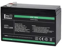 Акумуляторна батарея для ДБЖ Full Energy LiFePO4 12 V / 8 А*ч (FEG-128)