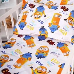 Комплект постільної білизни MirSon Бязь Kids Time 20-0036 Minions 110x140 см (2200009639470) - мініатюра 8