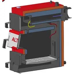 Твердопаливний котел Altep Compact 25 кВт (автоматика) - мініатюра 3
