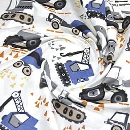 Дитяча постільна білизна Cosas BUILDER TRUCKS CS2 110х140см (BuilderTrucks_52Grey_140) - мініатюра 8