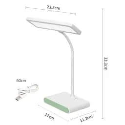 Лампа настільна з акумулятором Weidasi WD-6047 USB LED гнучка ніжка  - мініатюра 2