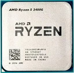 Процессор AMD Ryzen 5 2400G (YD2400C5M4MFB) (Socket AM4, 8T, 3.9 ГГц, Tray) Б/у