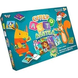Настільна гра Danko Toys Суперлото Азбука укр (СЛА-01U) (2000903604433)