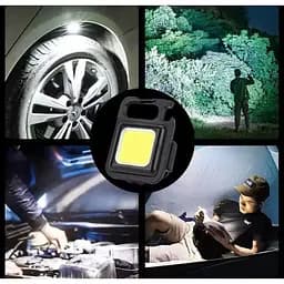Кемпінговий LED ручний ліхтар-брелок з відкривачкою та магнітом на акумуляторі - мініатюра 9