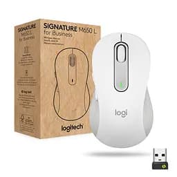 Миша бездротова Logitech Signature M650 for Business Large Off-White (910-006349) - мініатюра 2