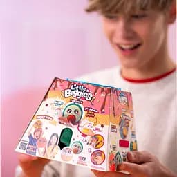 Ігровий набір Biggies Little Foodies W2 Полуниця: надувна іграшка + насос 22 см (BIG002-ST)  - мініатюра 6