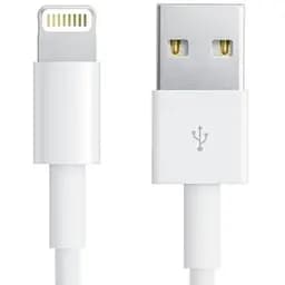 Кабель Apple Lightning Foxconn A75 1 м білий - мініатюра 4